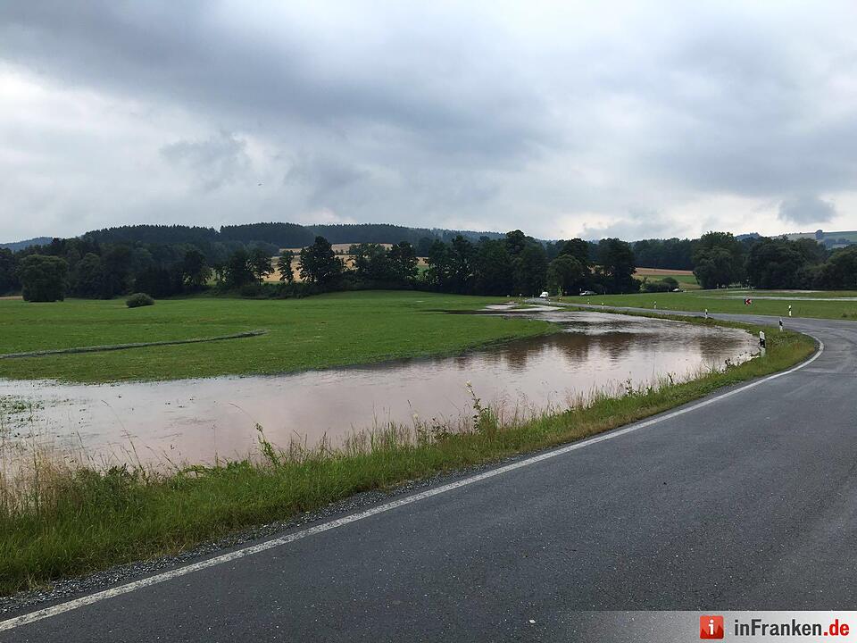 Schweres Unwetter im Kreis Kronach