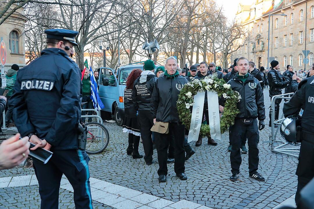 Fest der Demokratie, III. Weg und Anti-Nazi-Demonstrationen in Bamberg