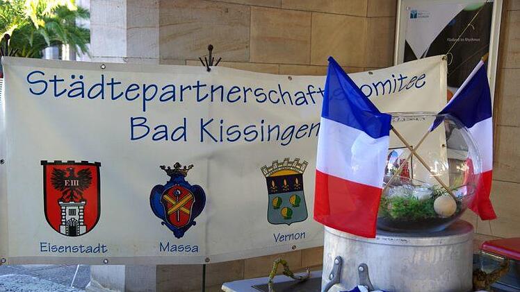 Das Partnerschaftskomitee der Stadt Bad Kissingen organisierte zum Jubiläum einen französischen Abend im Kurgartencafe.Klaus Werner