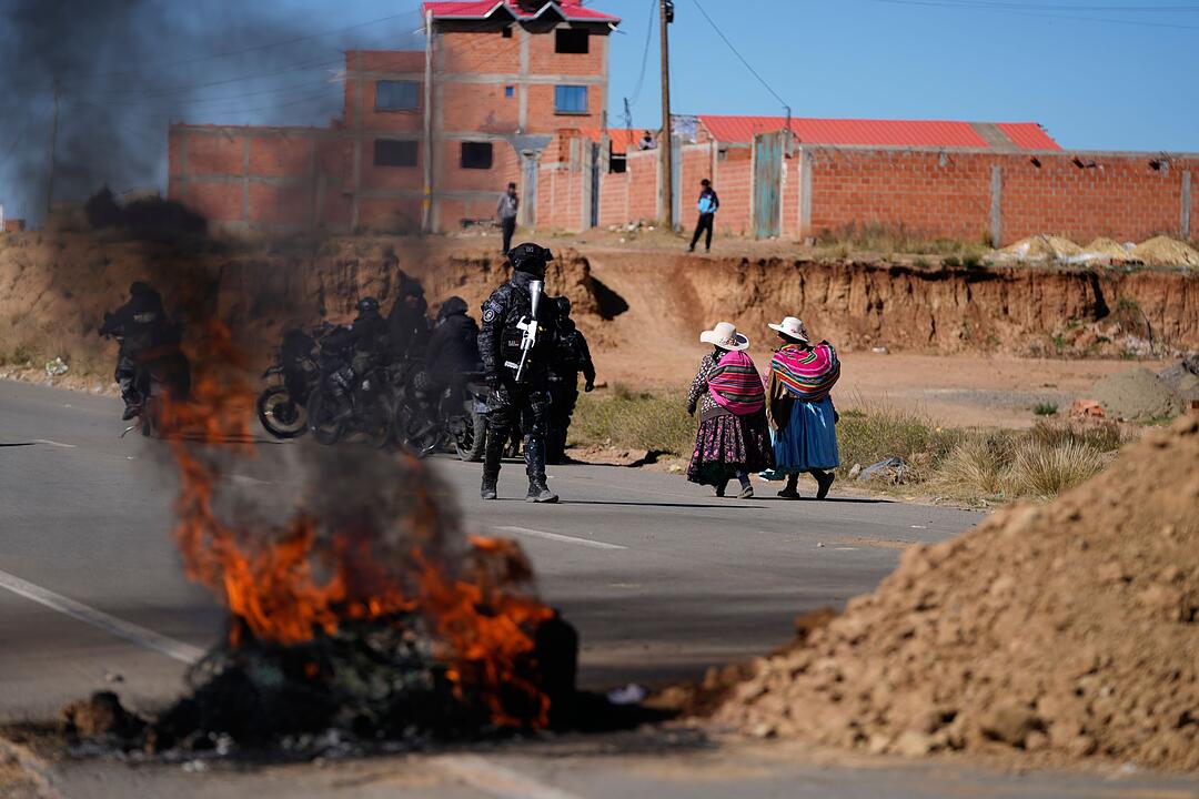 Protest in Bolivien