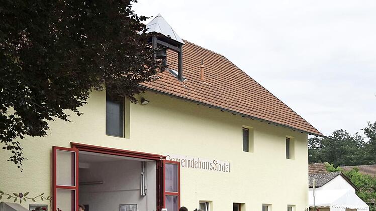 Der Umbau des Dorfgemeinschaftshauses in Stadel ist abgeschlossen.