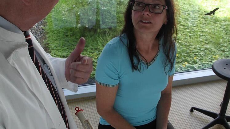 Die Bad Brückenauerin Dagmar Feller hat die Klinik von Weckbecker für sich entdeckt. Foto: Ulrike Müller