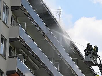 Wohnhaus-Brand in Belgien