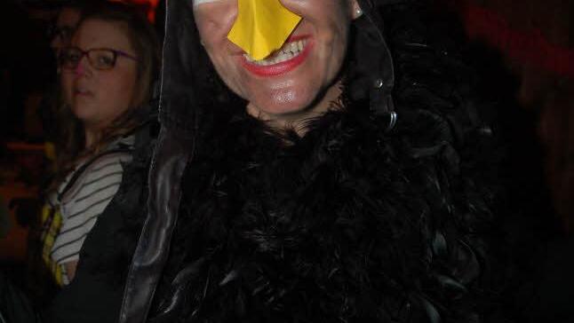 Auch ein Rabe war mit von der Partie.