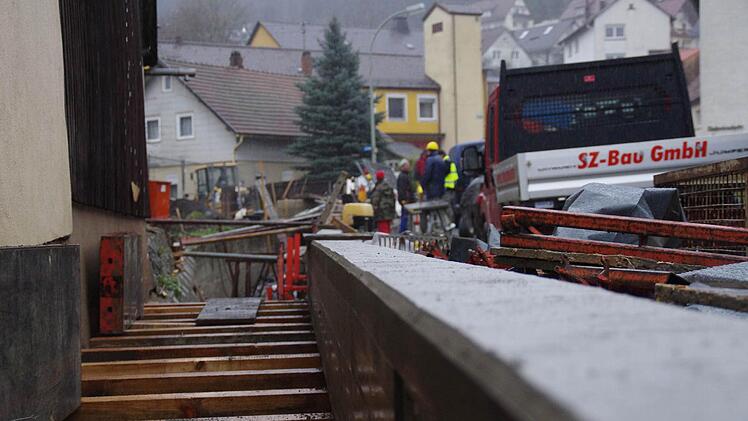 Bauarbeiten in Steinberg. Foto: Marco Meißner