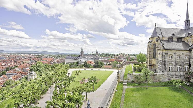 Ein Foto aus der Welterbe-Sichtraumstudie: Dieser Ausblick vom Michelsberg gilt als erhaltenswert.  Foto: Jürgen Schraudner/Stadt Bamberg