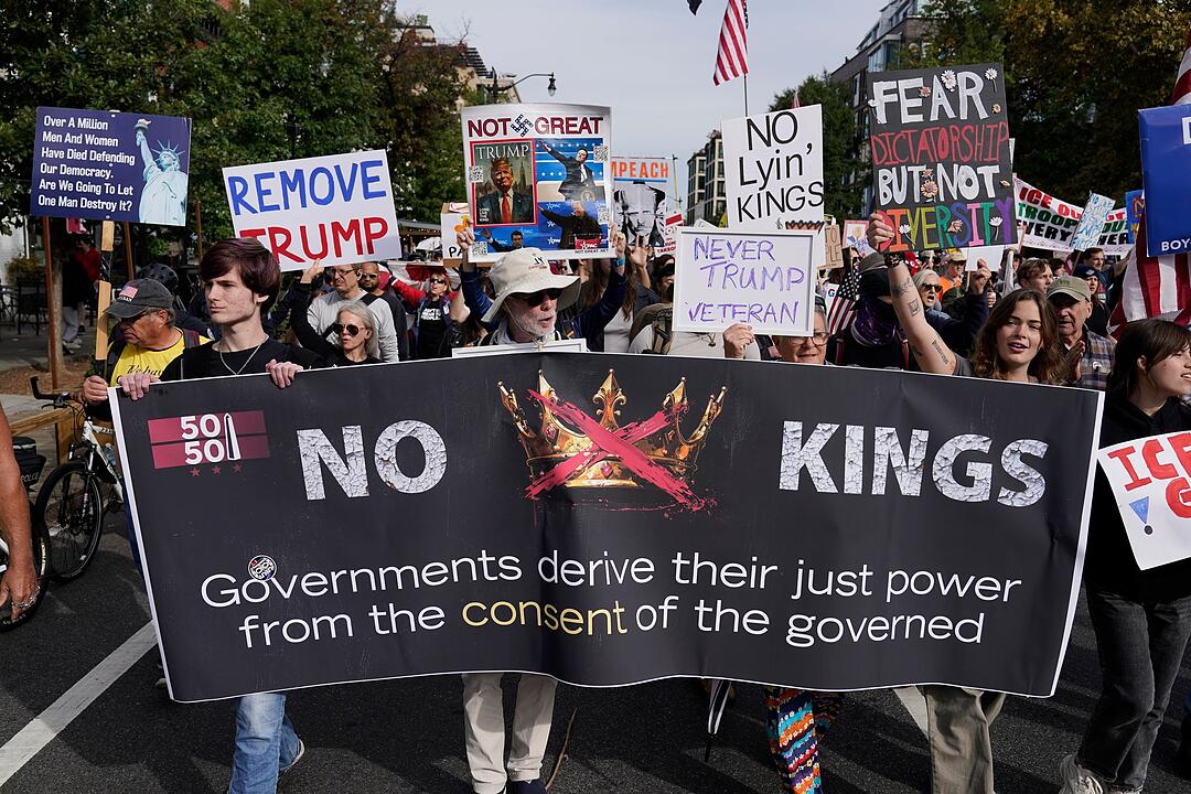 Washington - Demonstrationen «No Kings» gegen US-Präsident Trump