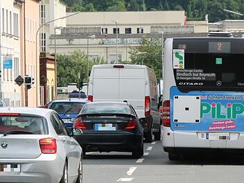 Wer durch Kulmbach fahren muss, der braucht derzeit gute Nerven. Foto: Archiv