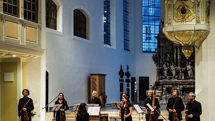 Das Main-Barockorchester Frankfurt gastierte mit Werken von Antonio Vivaldi in der Coburger Morizkirche.Foto: Jochen Berger