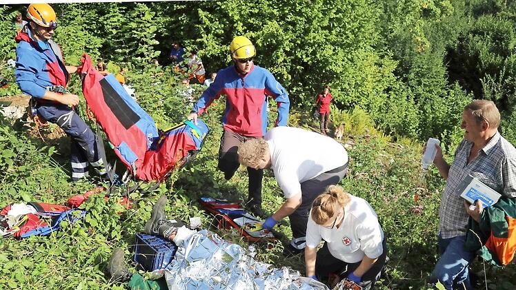 Bereits nach 20 Minuten waren die Rettungskräfte vor Ort.