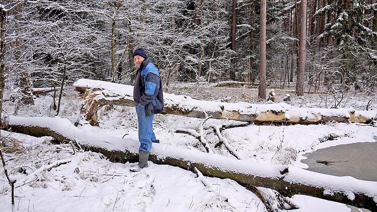 Erwin Höps ärgert sich über die gefällten Pappeln, ist aber gegen übertriebenen Aktionismus.