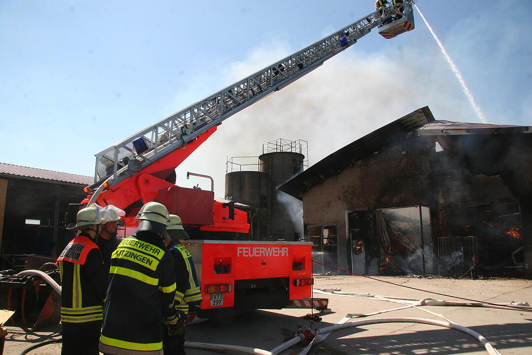 Feuer auf Aussiedlerhof