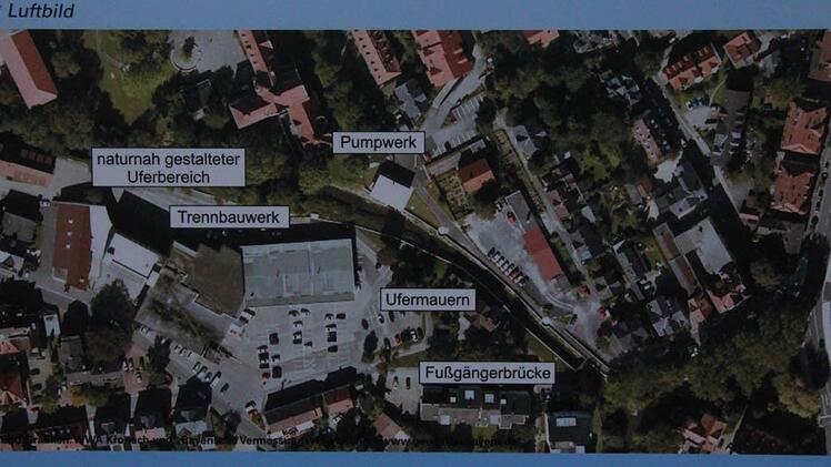 Das Stadtviertel entlang der Lauter.