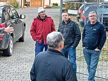 Beim Rundgang mit den CSU-Ortsverbänden wurden Anliegen direkt angesprochen.