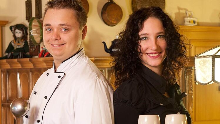 Marcus Müller und seine Jessica empfangen Sie im Landgasthof Lahner im wildromantischen Veilbronn. Foto: Privat