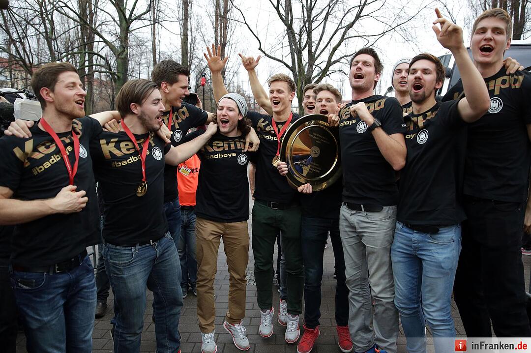 Handball-Nationalmannschaft - Feier Max-Schmeling-Halle