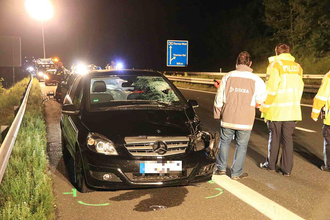 Thurnau: Mann nach Beziehungsstreit auf A70 überfahren