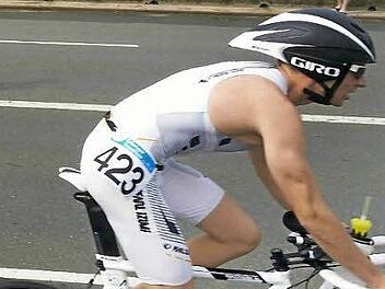 Vor allem auf dem Rad pr&auml;sentiert sich Matthias T&uuml;rk derzeit in hervorragender Verfassung. Foto: privat