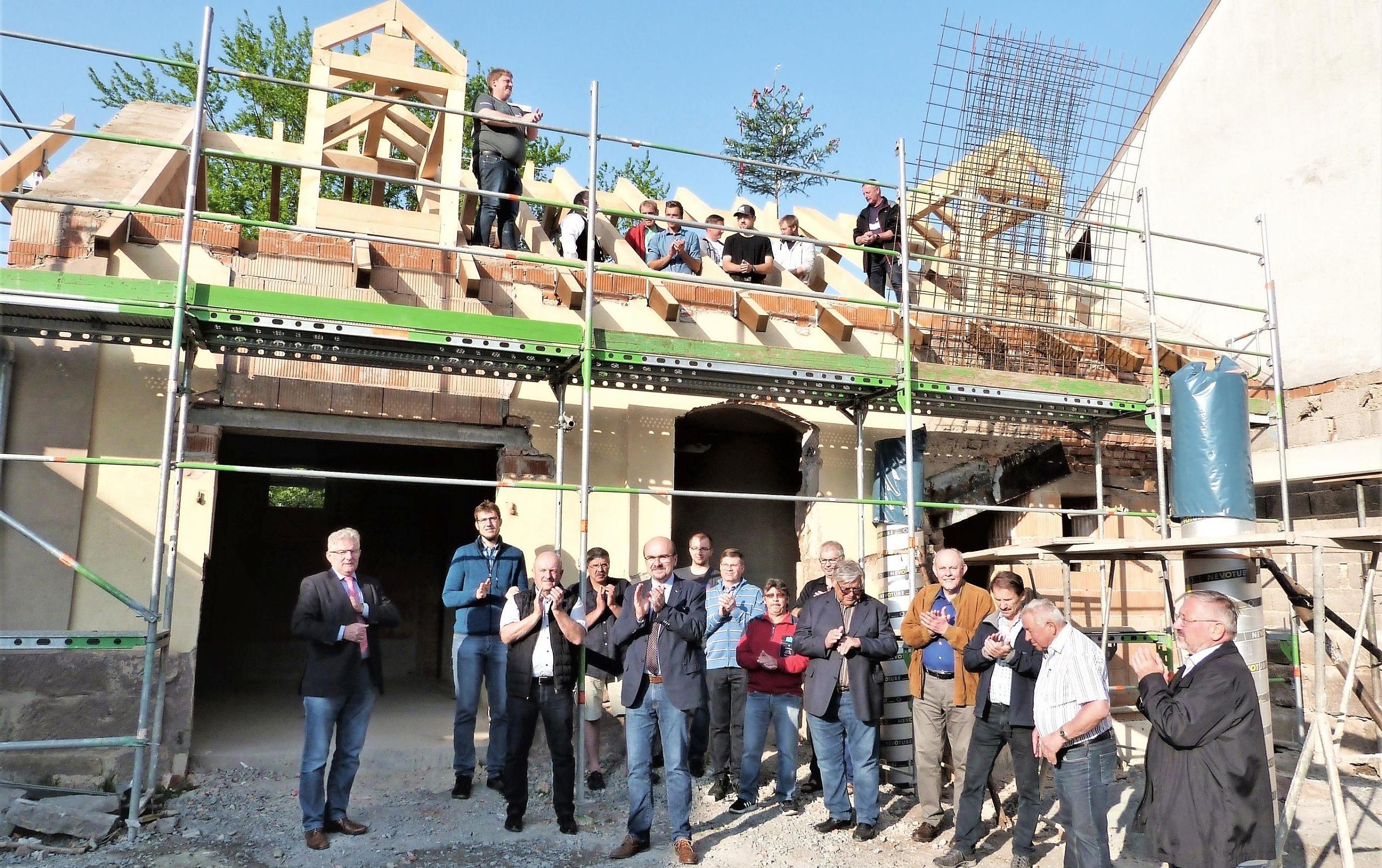 Das Bräuhaus in Harsdorf nimmt Gestalt an