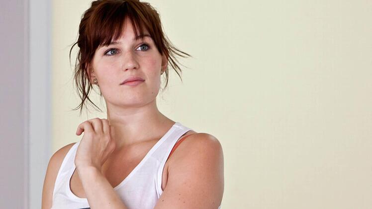 Laura Mann bei der ProbenarbeitFoto: Jochen Berger