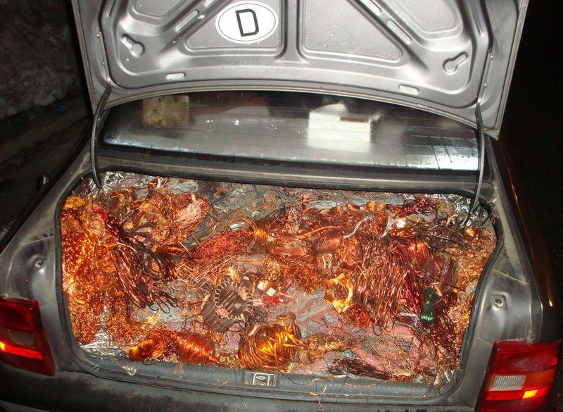 Polizei nimmt Buntmetalldiebe hoch