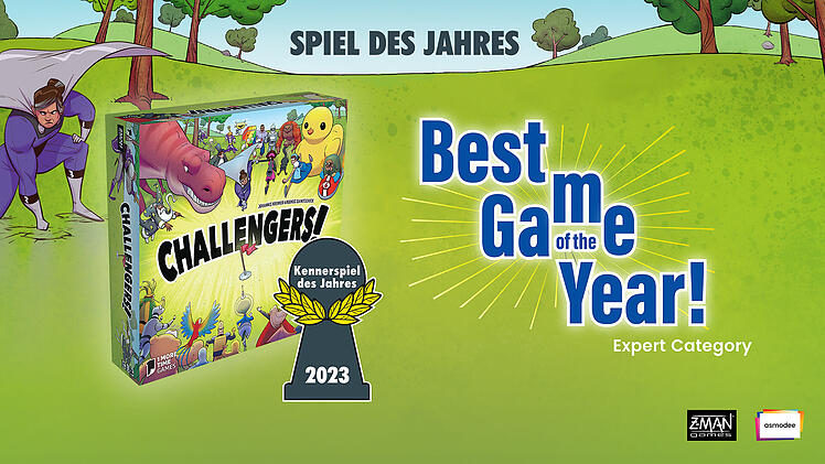 Spiel des Jahres 2023 - Challengers ist bestes Kennerspiel