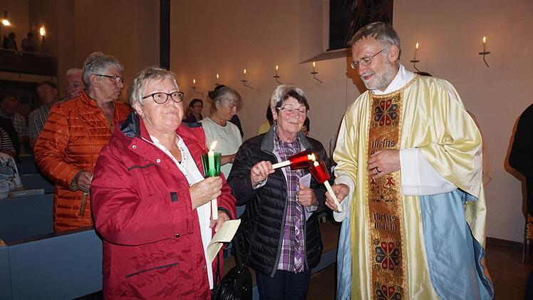 Eindrücke vom Vorabend des Hauptwallfahrtsfestes auf dem Maria Ehrenberg. Foto: Marion Eckert