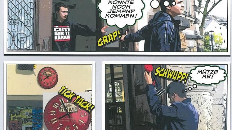 Szenen aus dem Comic "Peace".