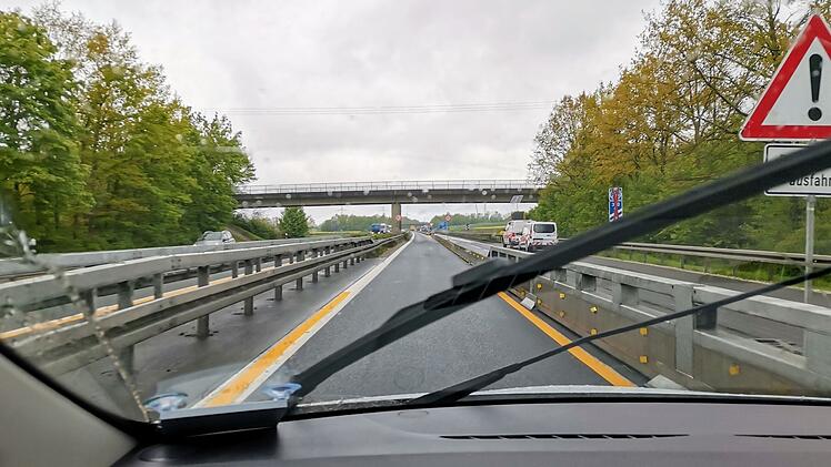 Vollsperrung an A3 bei Pommersfelden - Bauarbeiten an Autobahnbrücke