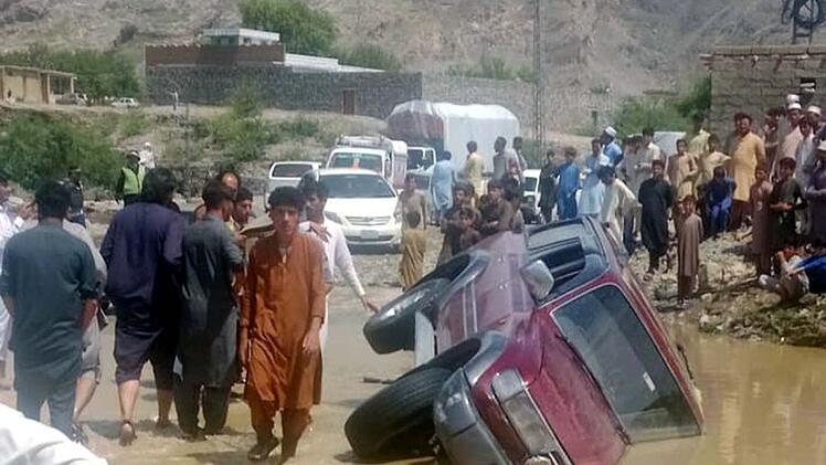 Überschwemmung in Pakistan