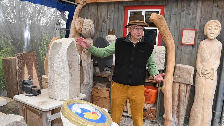 Zu Gast bei Gottfried Grau in Grössau. Foto: Ronald Rinklef