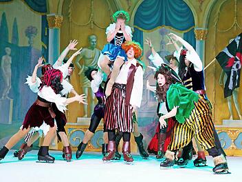 Artistik und Glamour auf Kufen präsentiert der Russian Circus on Ice am 7. Februar in der Konzerthalle. Foto: PR