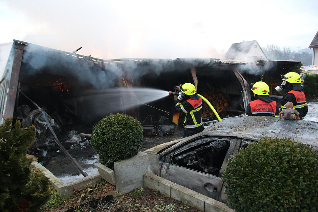 Garagenbrand in Rödental II