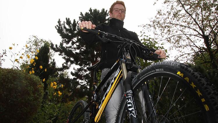 Florian Dürrbeck fährt weiter Rad, wenn auch mit mulmigen Gefühl.