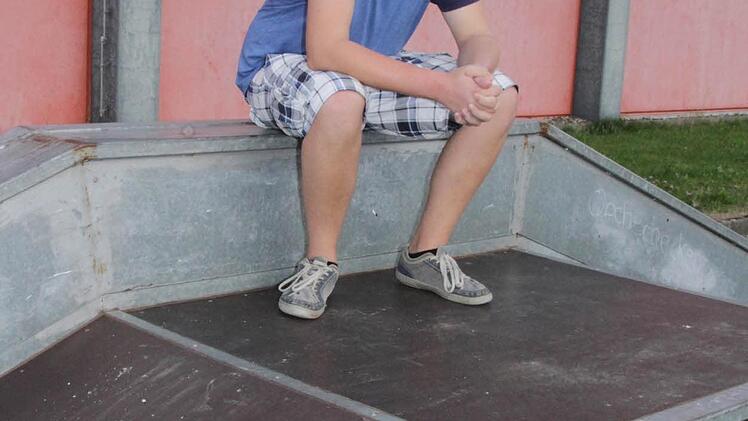 Einfach nur Freunde treffen, abhängen und "chillen" - auch dazu ist die Skateranlage da.6