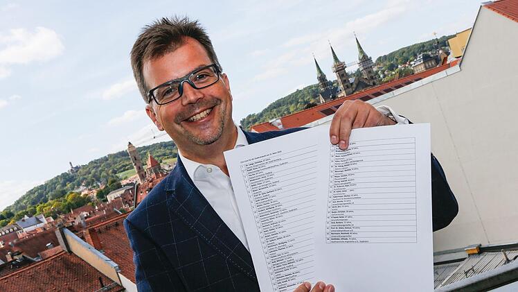 Viele Jahre bestimmte die CSU in Bamberg die Politik - mit ihrer neuen Kandidatenliste hofft CSU-Kreisvorsitzender Christian Lange, daran anknüpfen zu können.  Foto: Matthias Hoch