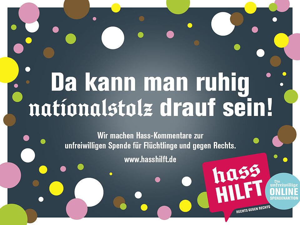 Hass hilft: Ein Euro pro Hasskommentar