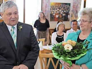 Ludwig und Brigitte Grau feierten ihren 50. Hochzeitstag. Foto: Franz Galster