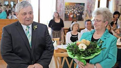 Ludwig und Brigitte Grau feierten ihren 50. Hochzeitstag. Foto: Franz Galster