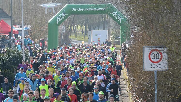 Startschuss zum Saaletal-Marathon des SV Ramsthal.ssp