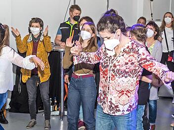 Auch Jugendliche aus der Ukraine waren im Publikum.