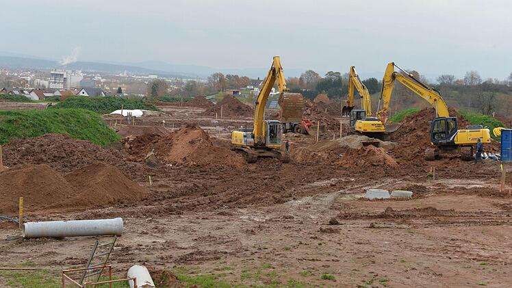 In Bischberg entsteht derzeit eines der größten neuen Baugebiete im Landkreis Bamberg. Foto: Ronald Rinklef