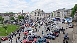 Hunderte von Oldtimern konnten bestaunt werden.