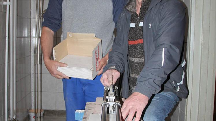 Vladimir Baumgärtner (rechts) und Klaus Becker haben ganze Arbeit geleistet.