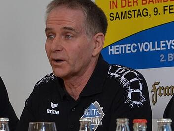 Rolf Werner, Manager der Eltmanner Heitec Volleys, peilt den Aufstieg in die erste Liga an.Felix Mock