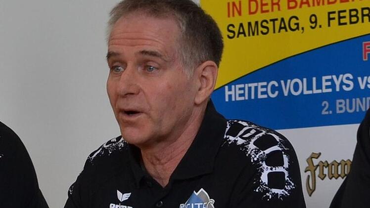 Rolf Werner, Manager der Eltmanner Heitec Volleys, peilt den Aufstieg in die erste Liga an.Felix Mock