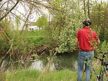 Die Lauer bremst die Radler aus. Ein Steg, der Jörgentorpark und die Untere Au verbindet, könnte Abhilfe schaffen. Foto: Heike Beudert