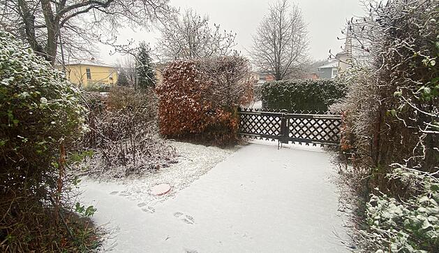 Schneegestöber und erste Schlittenfahrten: Winterliches Wetter in Mittelfranken