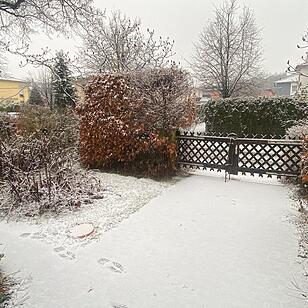 Schneegestöber und erste Schlittenfahrten: Winterliches Wetter in Mittelfranken
