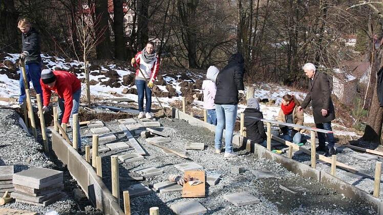 Umfangreiche Erdarbeiten waren notwendig.